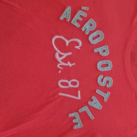 Aeropostale Orange T-Shirt - Picture 2 of 2